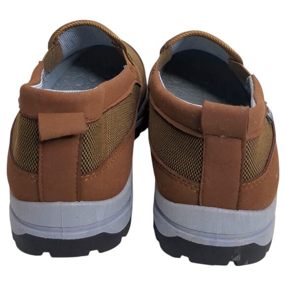 CNATROP Men’s Size 6.5 Shoes Outdoor Hiking Orthopedic Brown Mesh - Picture 3 of 7